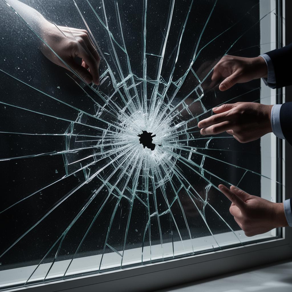 Security window film installation protecting Los Angeles commercial property