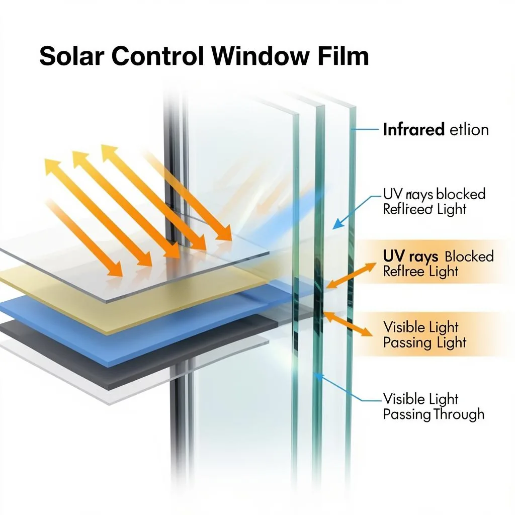 Solar Control Window Film installation in Orange County